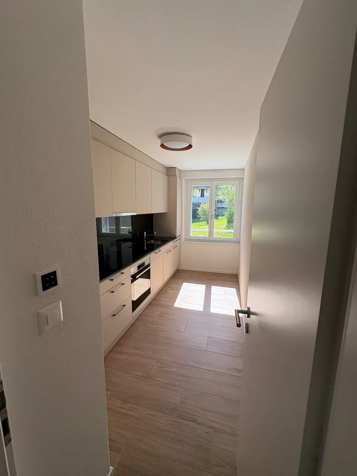 Primo affitto di un appartamento moderno 2.5 locali con proprio posto giardino