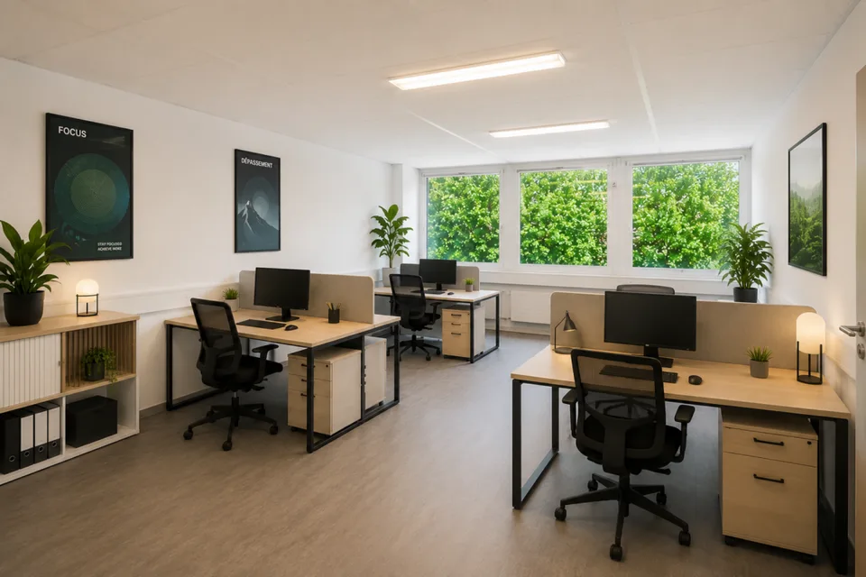 St-Blaise, Gewerbefläche von 50 m2 mit Parkplätzen