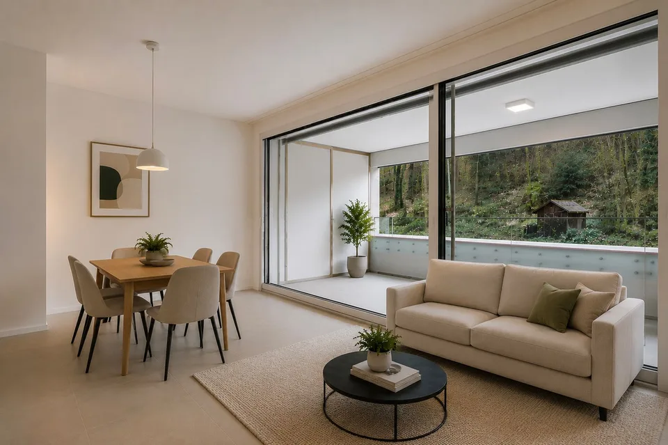 Appartement moderne de 3,5 pièces avec balcon et garage à Zürich-Seebach