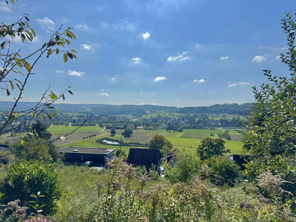 Grundstück mit 1222 m2 bebaubar, Einfamilienhaus mit Panoramasicht