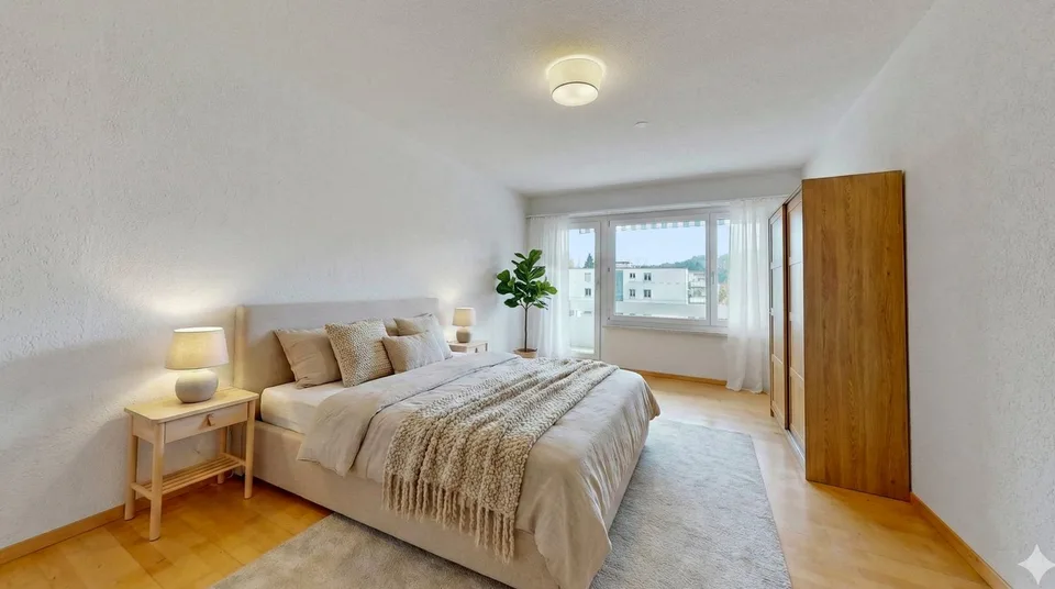 Sonnige 3.5-Zimmer-Wohnung mit zwei Balkonen in attraktiver Lage nahe Zürich