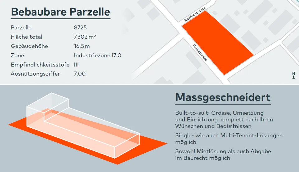 Il tuo edificio industriale direttamente a Bülach