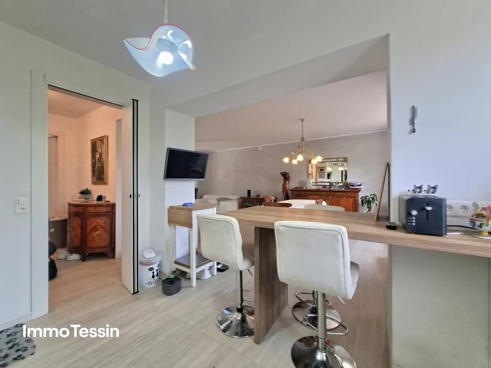 2 Zimmer Wohnung in einem 4 Parteienhaus nur wenige Minuten von Lugano