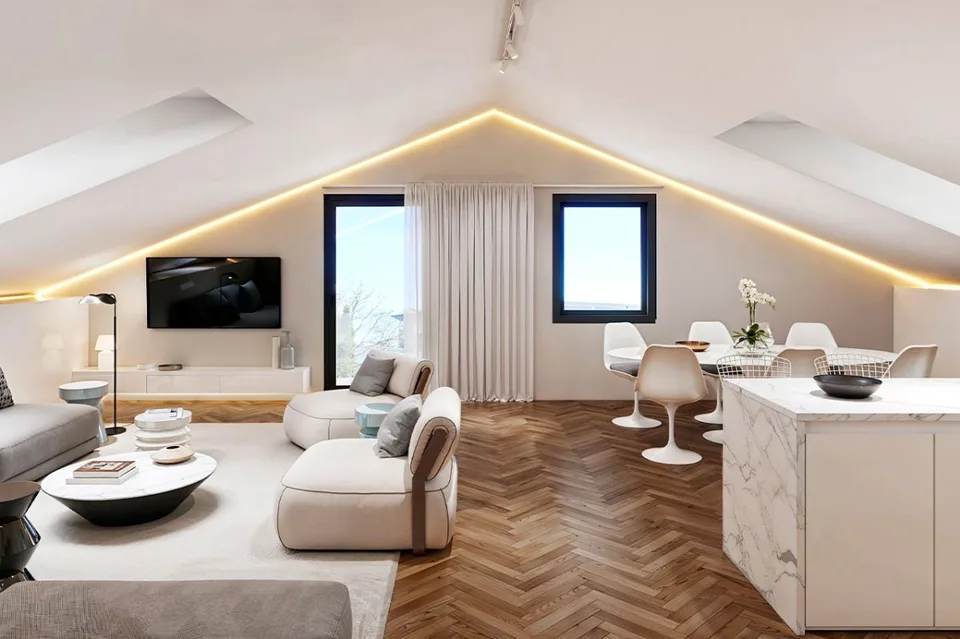 Neue und elegante Attikawohnung in Ascona