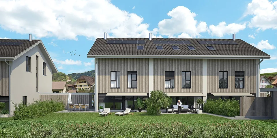 Modernes Doppeleinfamilienhaus in Wasen im Emmental