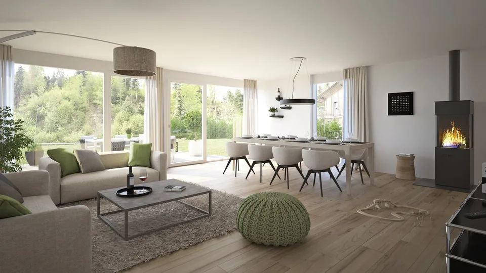 Modernes Doppeleinfamilienhaus in Wasen im Emmental