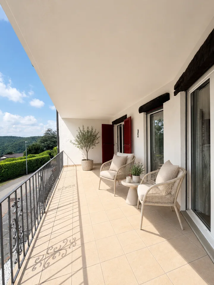 Appartamento con grande terrazza
