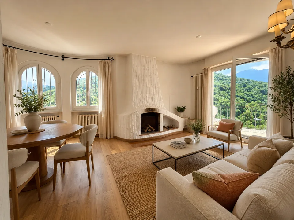 Appartamento con grande terrazza
