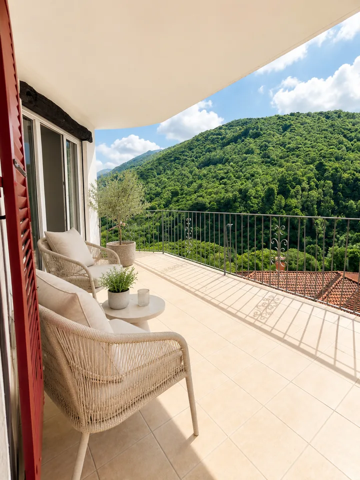 Appartamento con grande terrazza
