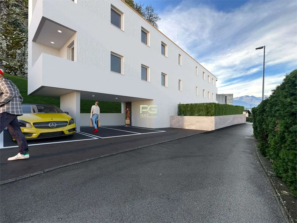 Terreno edificabile con progetto approvato per 4 moderni appartamenti