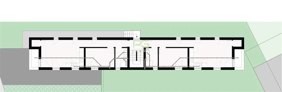 Terreno edificabile con progetto approvato per 4 moderni appartamenti
