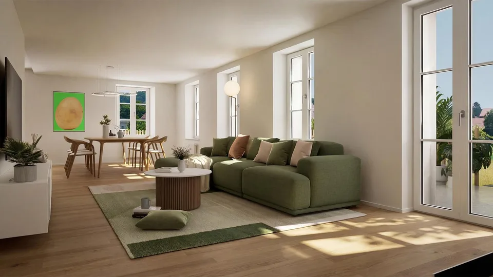 2,5-Zimmer-Umbau-Eigentumswohnung mit Privatsphäre in Lüterswil (Bucheggberg)