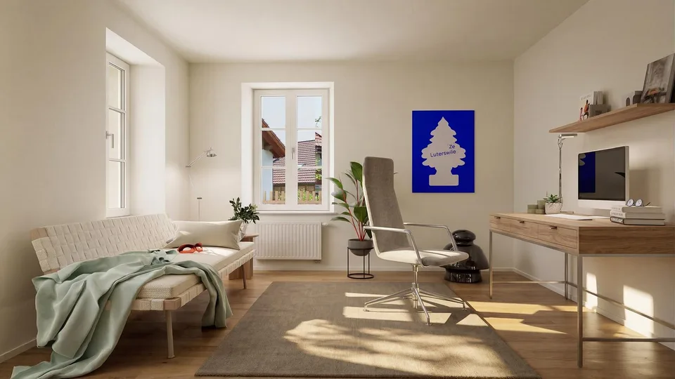 2,5-Zimmer-Umbau-Eigentumswohnung mit Privatsphäre in Lüterswil (Bucheggberg)