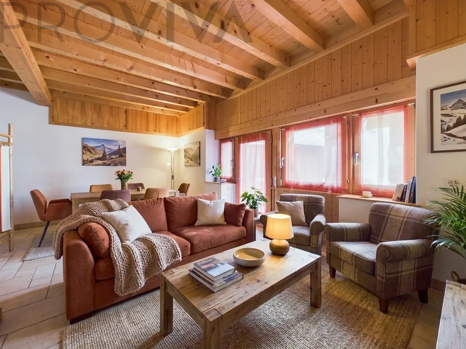 Walliser Juwel - Chalet mit Studio & Panorama-Terrasse