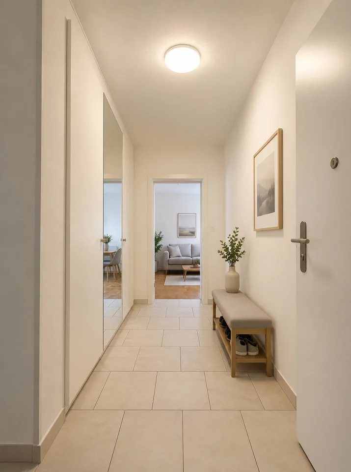 Helle Wohnung mit 2 Balkonen, Lift und Einstellhallenplatz