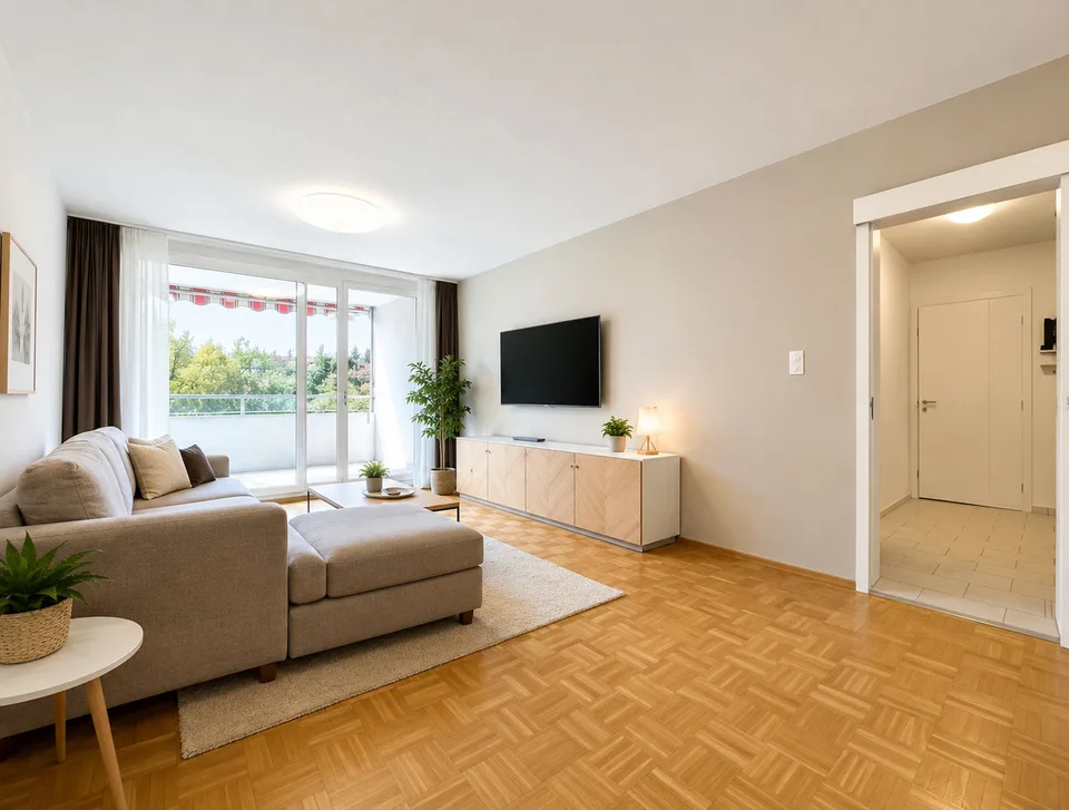 Helle Wohnung mit 2 Balkonen, Lift und Einstellhallenplatz