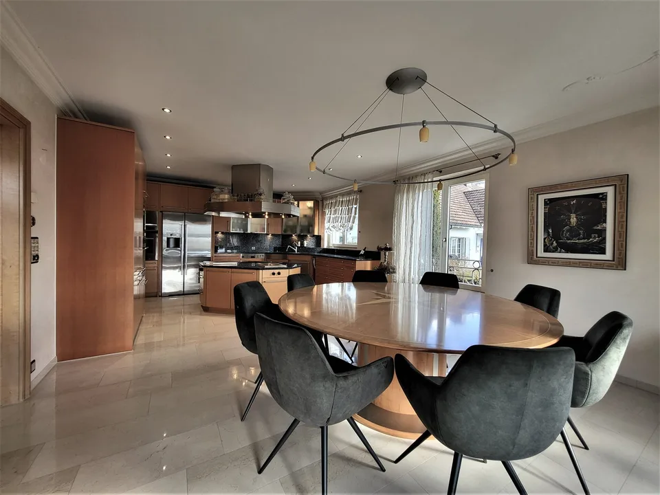 Villa exclusive de 8,5 pièces avec bassin d'ornement et vue sur la montagne à Stettfurt – photo 6 sur 14