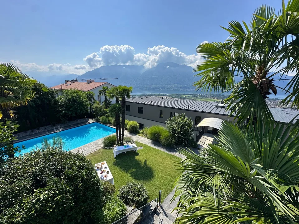 2.5 Appartamento vista lago e terrazza - Residenza Lumino Locarno Monti