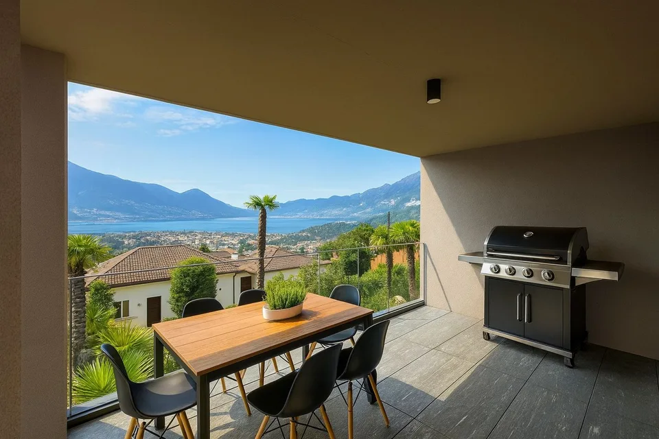2.5 Appartamento vista lago e terrazza - Residenza Lumino Locarno Monti