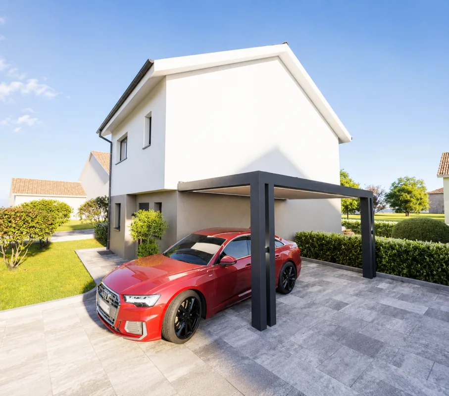 Casa unifamiliare moderna con finiture di alta qualità e comfort di vita senza tempo