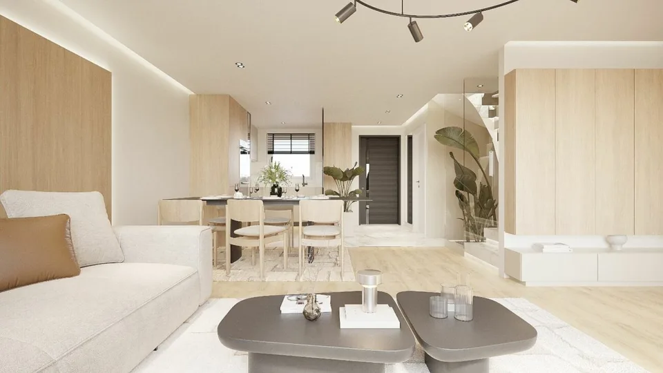 Casa unifamiliare moderna con finiture di alta qualità e comfort di vita senza tempo