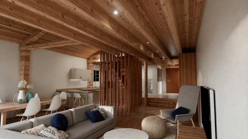 Magnifique duplex de 3.5 pièces avec jardin