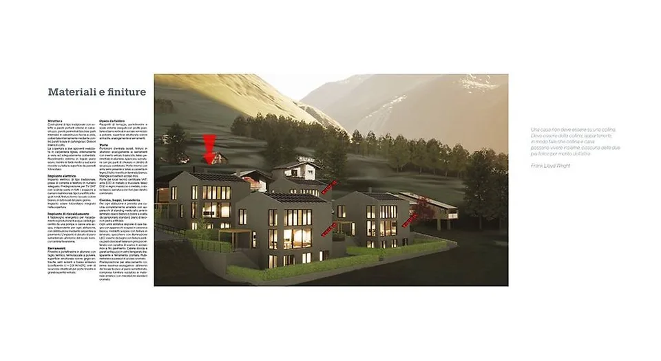 Dernière des 4 nouvelles villas à Airolo