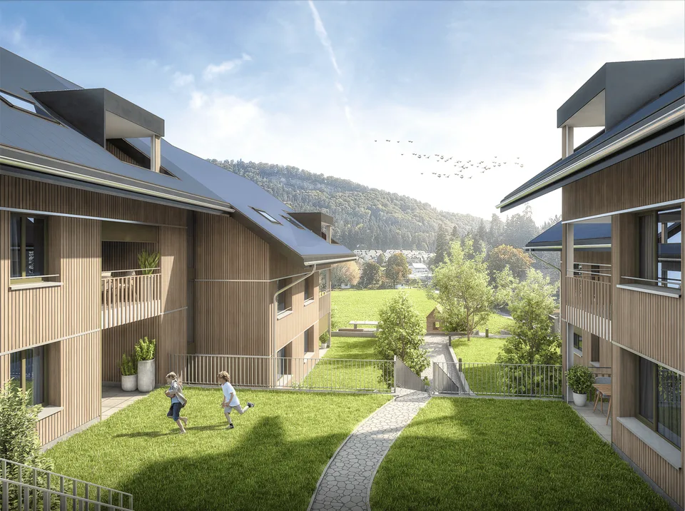 Appartement mansardé moderne 4.5 pièces dans un quartier calme de Heimberg