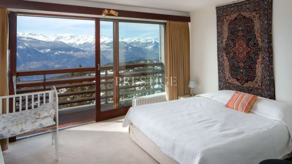 Ski in&out Duplex 3 pezzi alla Tour de Super-Crans – Vista panoramica & servizi alberghieri – foto 9 di 17