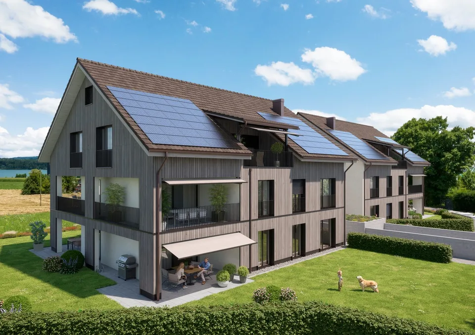 Edificio nuovo "SERAEL" - Vista ininterrotta sul lago di Greifensee, tranquillo e vicino al villaggio
