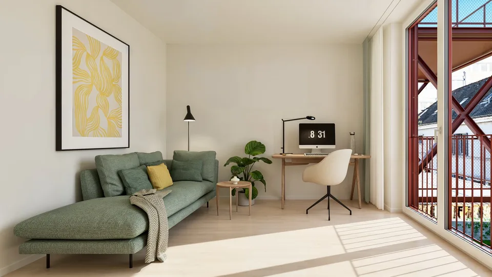 Appartement moderne de 2,5 pièces avec balcon