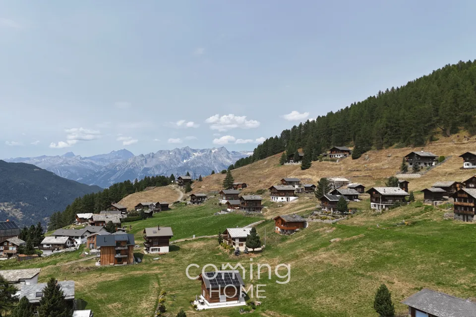 Bauparzelle in Gspon - 651 m² in alpiner Berglage mit eindrucksvollem Panorama
