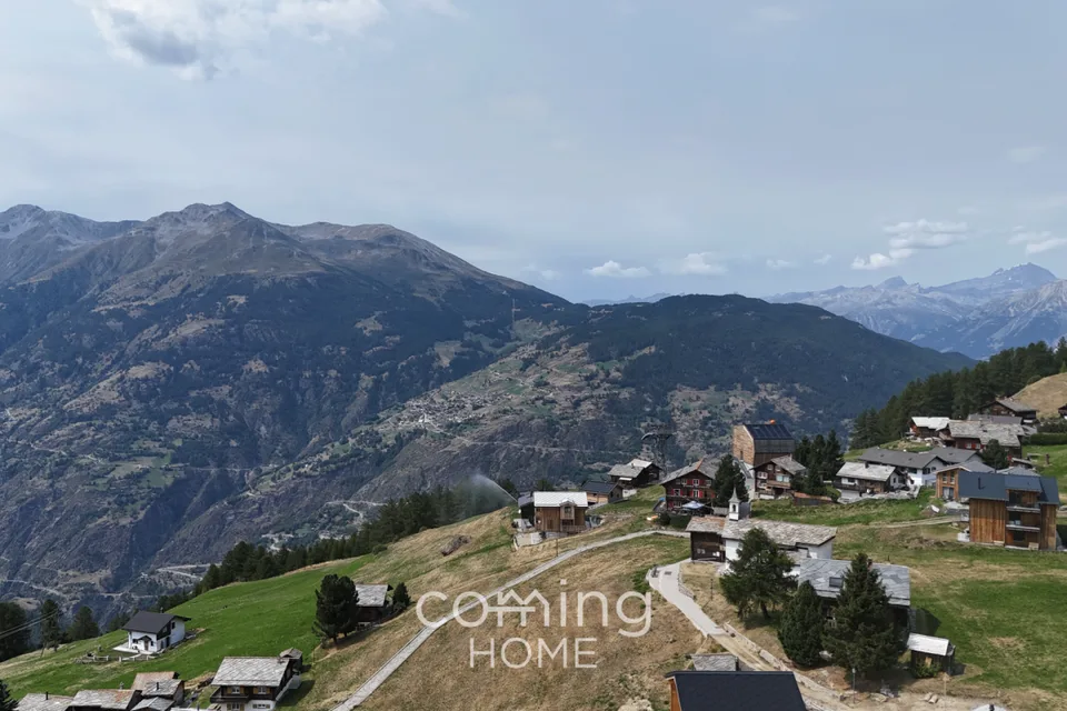 Bauparzelle in Gspon - 651 m² in alpiner Berglage mit eindrucksvollem Panorama