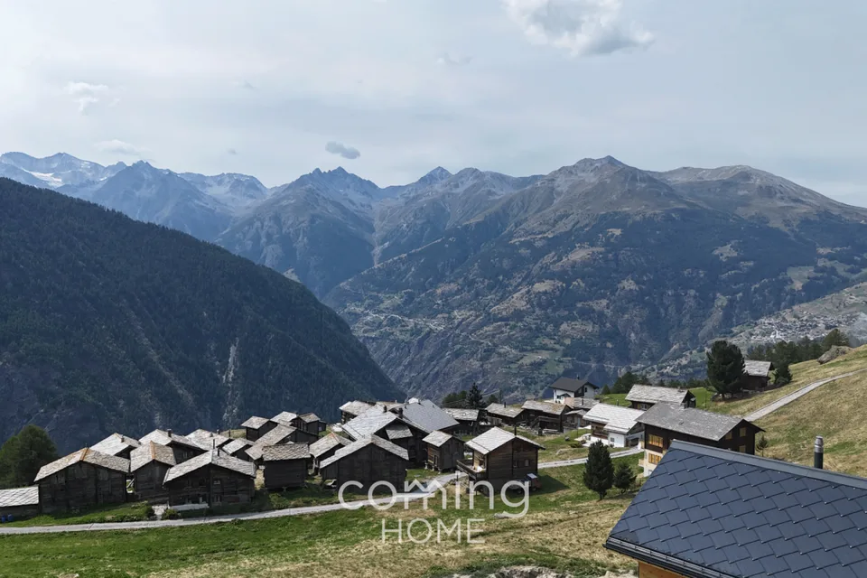 Bauparzelle in Gspon - 651 m² in alpiner Berglage mit eindrucksvollem Panorama
