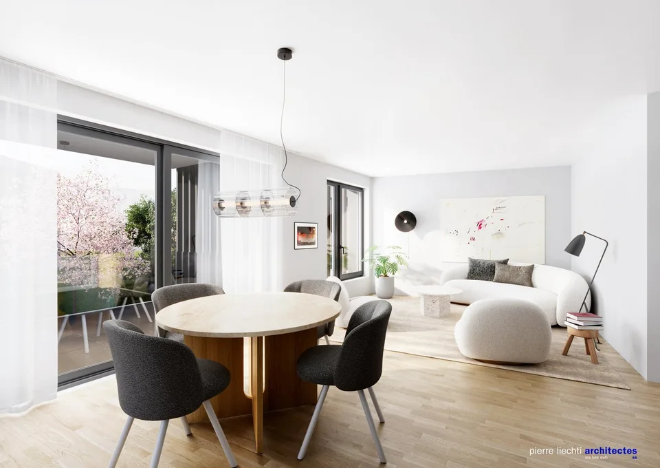 Appartement de 3.5 pièces avec loggia à Cortaillod