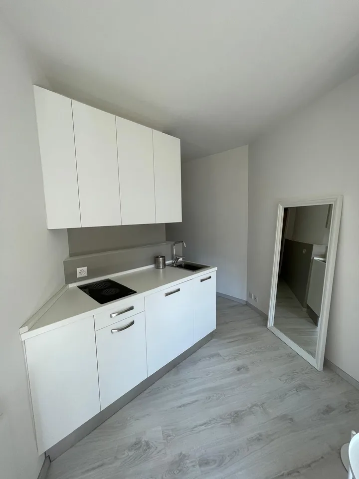 LUGANO – CASTAGNOLA – Vendesi moderno monolocale, zona residenziale parziale vista lago