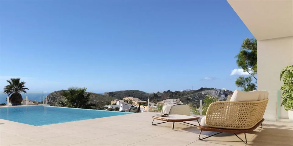 Costa Blanca Villa contemporanea con vista mare