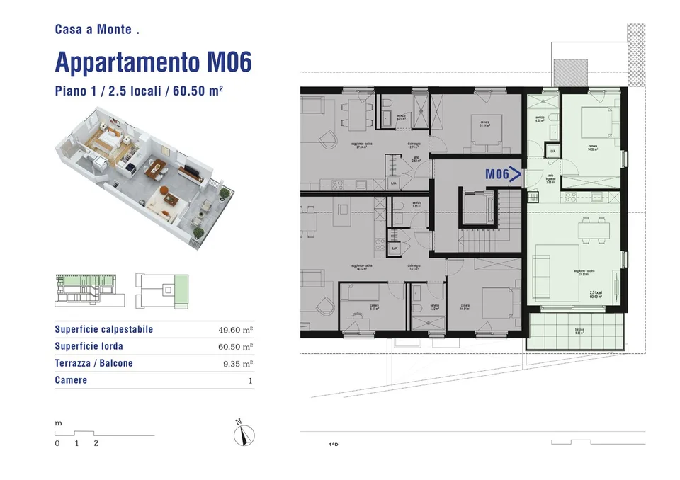NOUVELLE CONSTRUCTION: APPARTEMENTS 2.5 PIÈCES AU COEUR DU TESSIN