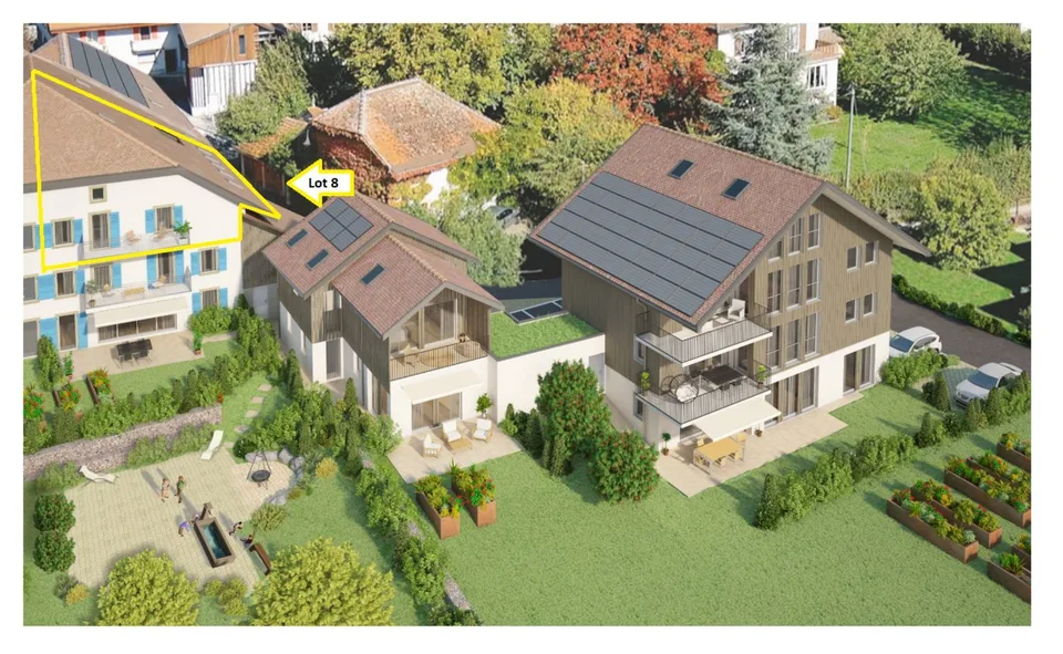 Nouvelle promotion : plus que 2 lots ! Duplex de 5.5 pièces avec balcons