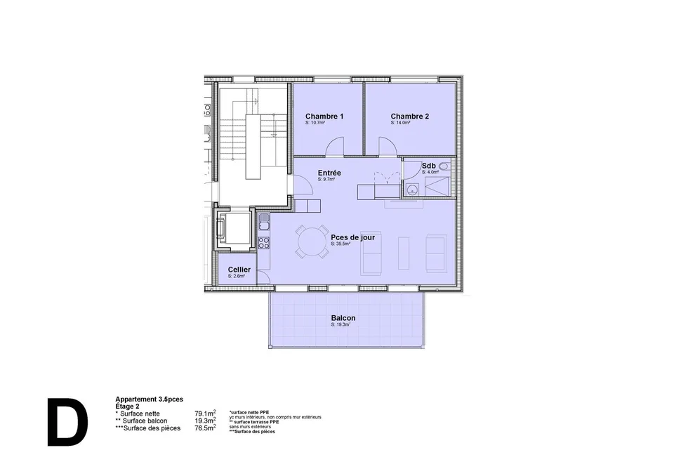 Appartamento 3,5 locali in nuova costruzione a Saint-Imier