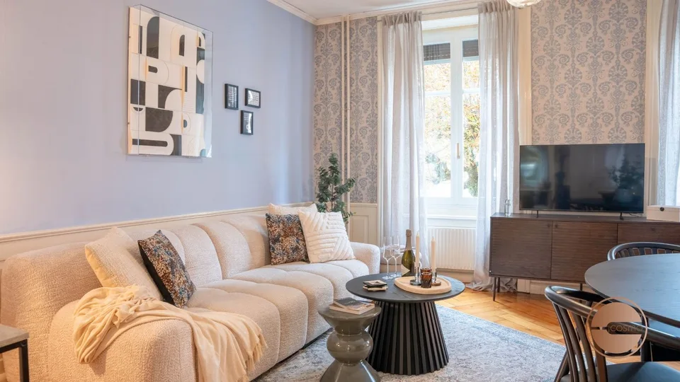 BELLE ÉPOQUE CHARM - 3.5-ROOM / 2-BEDROOM BOUTIQUE SERVICED APARTMENT