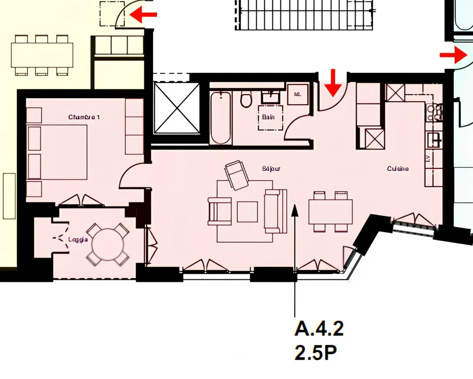La Tour-de-Trême - Magnifique appartement de 2.5 pièces à louer