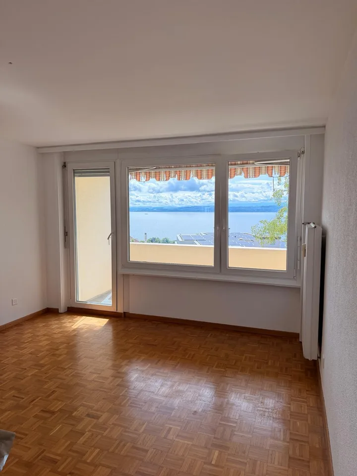 In affitto superba appartamento di 3 locali con vista a Neuchâtel