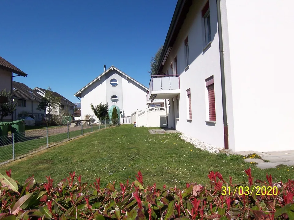1.5-Zimmerwohnung mit Garten im Grünen u. eigener Waschküche