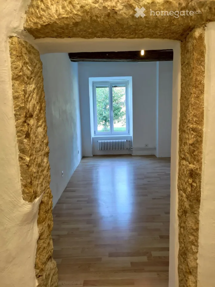 Leben im Schloss von Lully (FR)! 2,5 Zimmer im Erdgeschoss