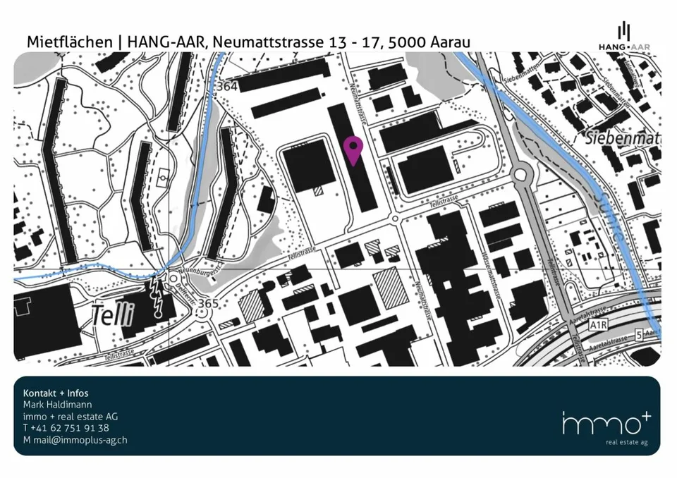 Bureau/Commercial | Hang-Aar | 500 à 1'293 m²