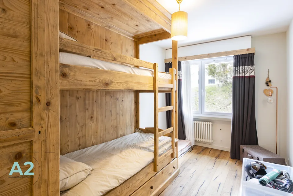 APPARTEMENT SKI-IN/SKI-OUT DE 4,5 PCES EN REZ-DE-JARDIN AVEC TERRASSE – foto 10 di 12