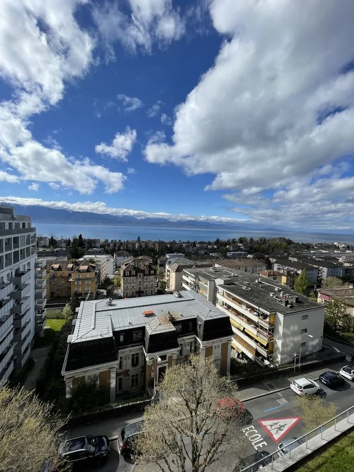 Grand logement avec vue sur le lac
