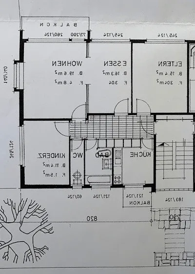 moderne 4-Zimmer-Wohnung mit zwei Balkonen