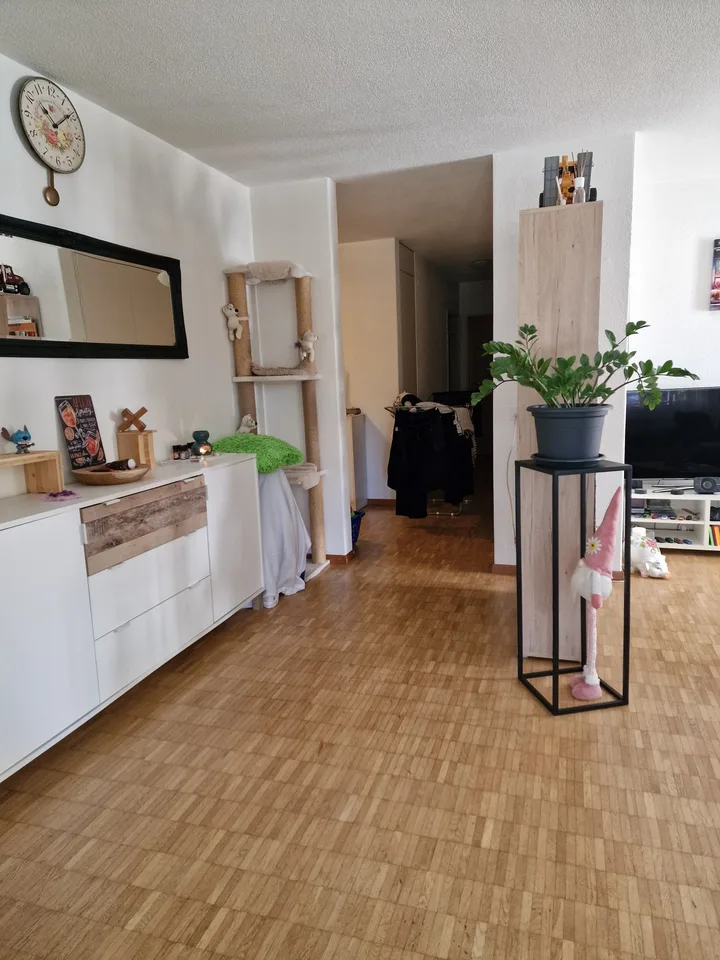 Charmante 4.5-Zimmer-Erdgeschosswohnung mit Balkon in Orpund